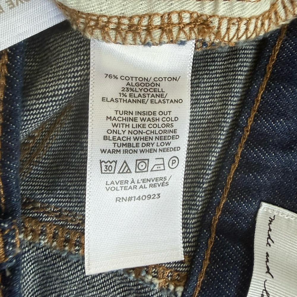 Ann Taylor LOFT NWT Size 28/6 Wide Leg High Rise Jeans Pockets Stretch Dressy - Picture 5 of 9
